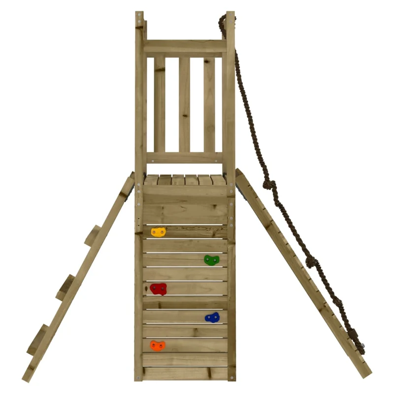 Aire de jeux d'extérieur balançoires portiques robuste jeux jardin bois de pin imprégné 02_0004827