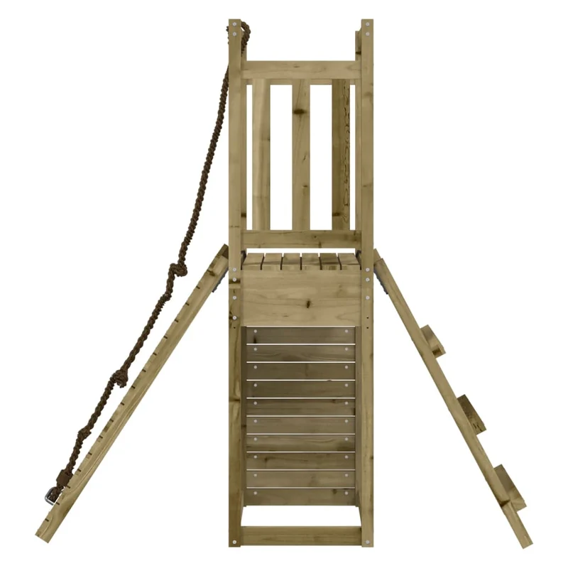 Aire de jeux d'extérieur balançoires portiques robuste jeux jardin bois de pin imprégné 02_0004827
