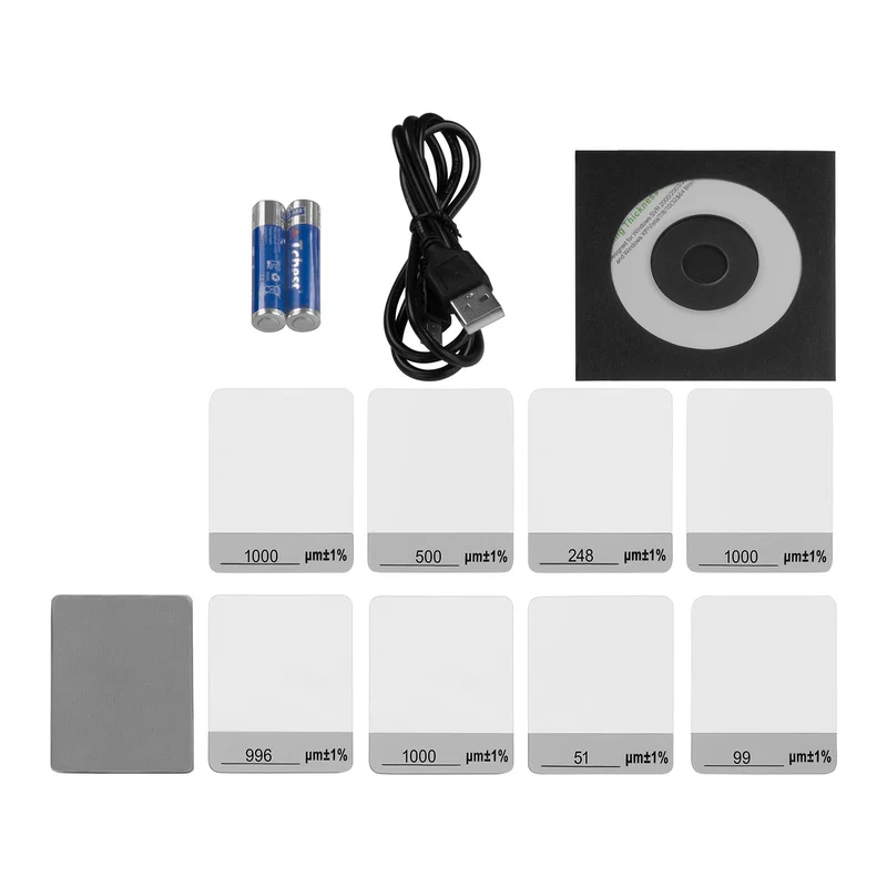 Jauge d'épaisseur de revêtement pro - Plage de mesure 0 - 5.000μm - ± 2% + 1μm 14_0006308