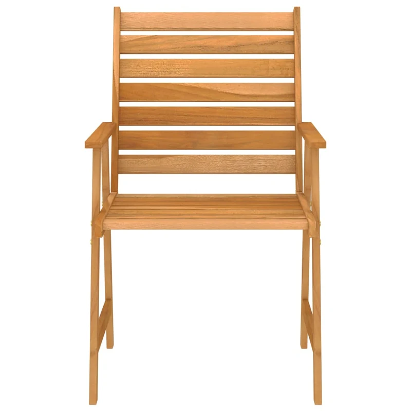 Mobilier de salle à manger de jardin 5 pièces bois d'acacia solide 02_0014589