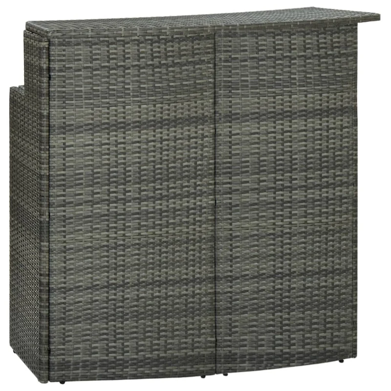 Ensemble de bar de jardin avec coussins 3 pièces gris 02_0013455