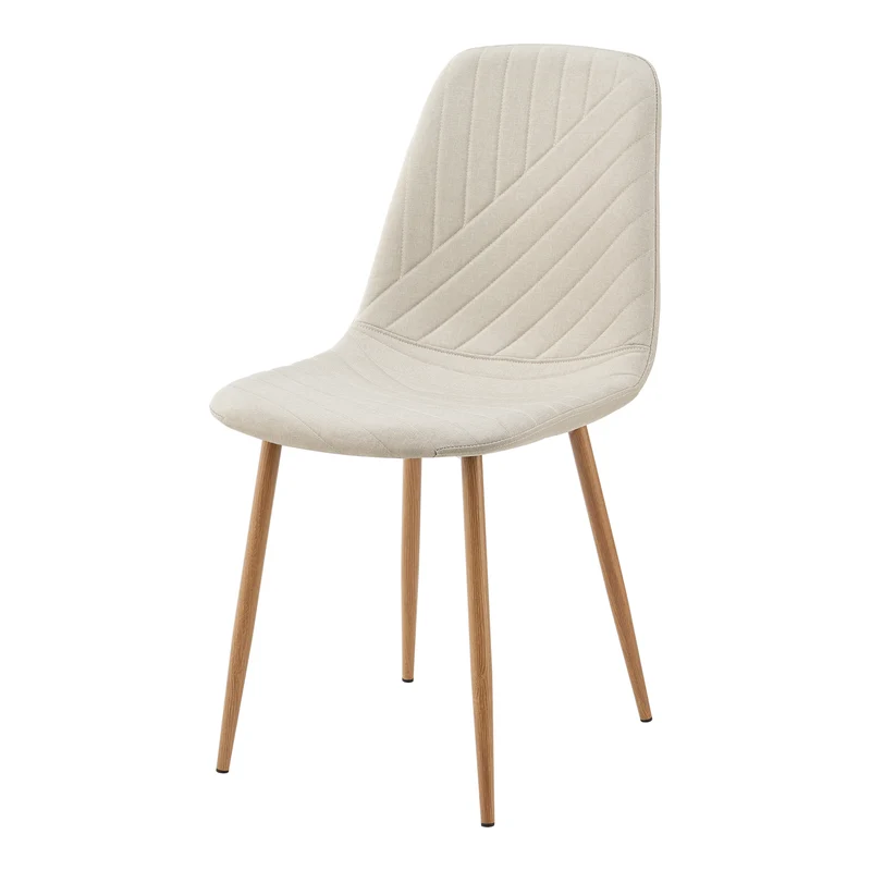 Lot de 4 chaises de salle à manger 88 x 44 x 55 cm moderne design robuste beige 03_0009839