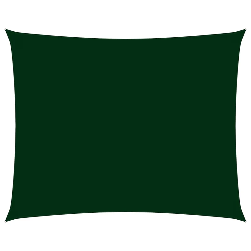 Voile toile d'ombrage parasol tissu oxford rectangulaire 4 x 5 m vert foncé 02_0009699
