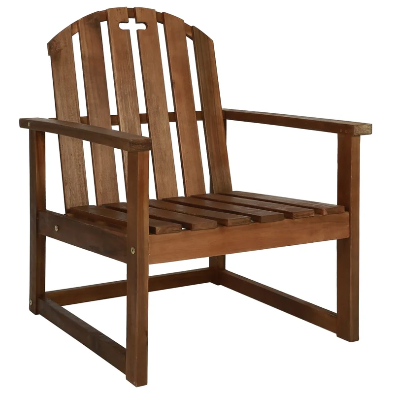 Salon de jardin meuble d'extérieur ensemble de mobilier 4 pièces bois d'acacia solide 02_0016221
