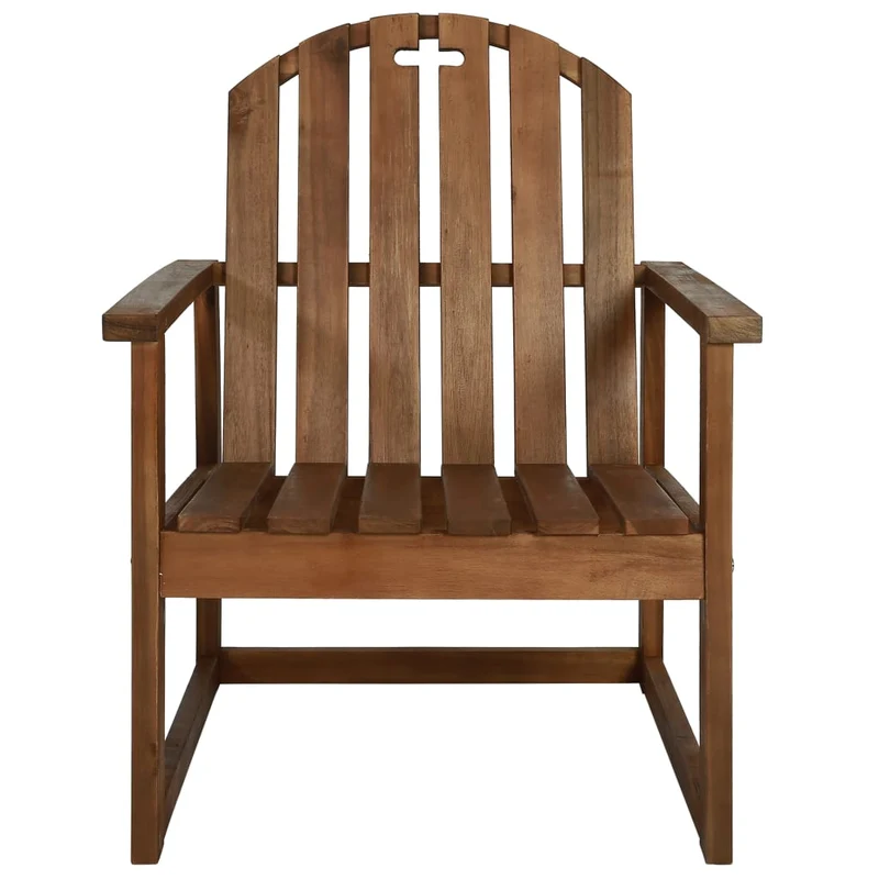 Salon de jardin meuble d'extérieur ensemble de mobilier 4 pièces bois d'acacia solide 02_0016221