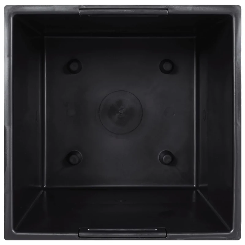 Jardinière bac lit surélevé plantes fleurs terrasse jardin et intérieur amovible 21 /32 L rotin PP anthracite 02_0038602