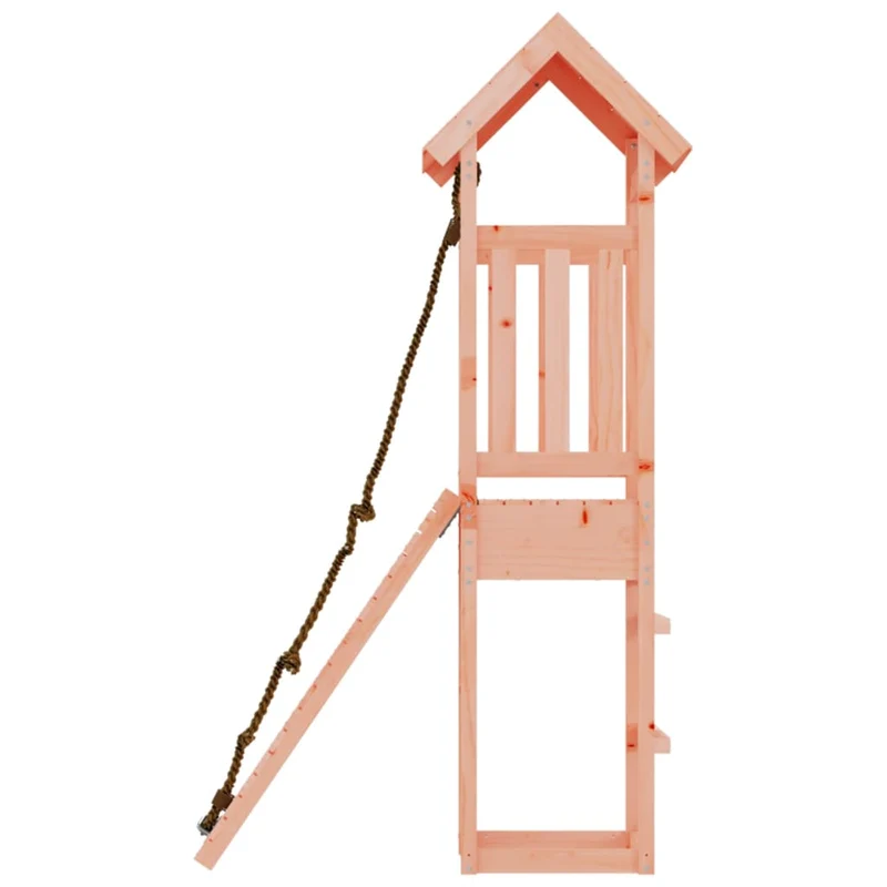 Maisonnette de jeu avec mur d'escalade 131 x 64 x 207 cm bois massif douglas 02_0004629