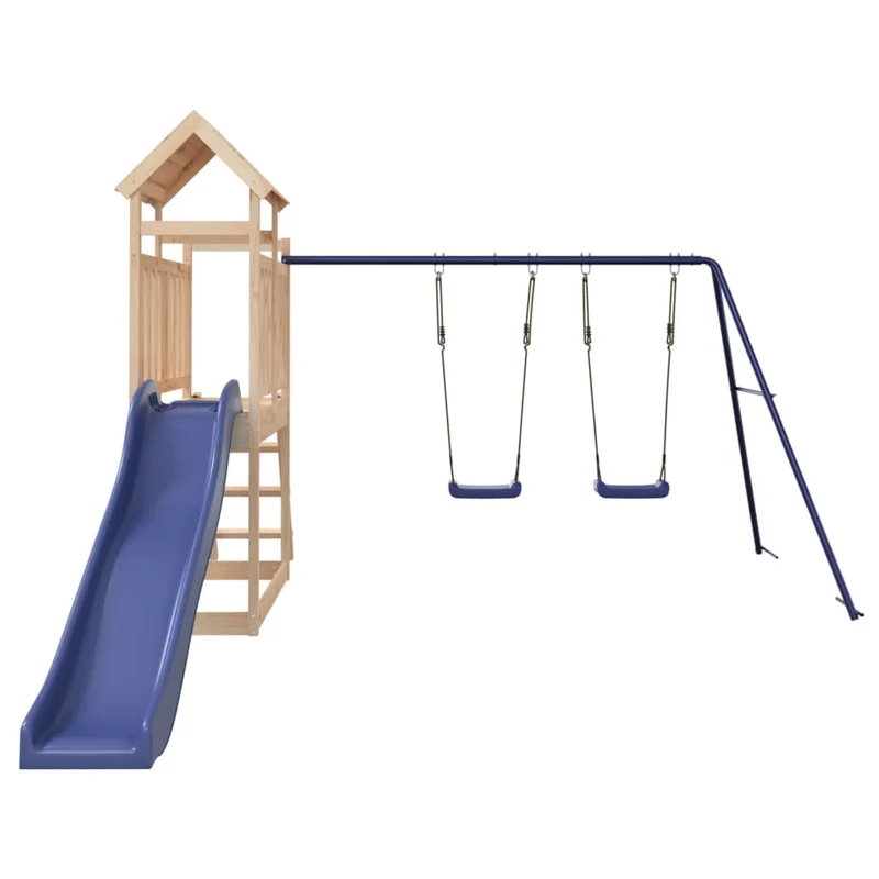 Aire de jeux d'extérieur 313 x 379 x 214 cm bois de pin massif 02_0004638