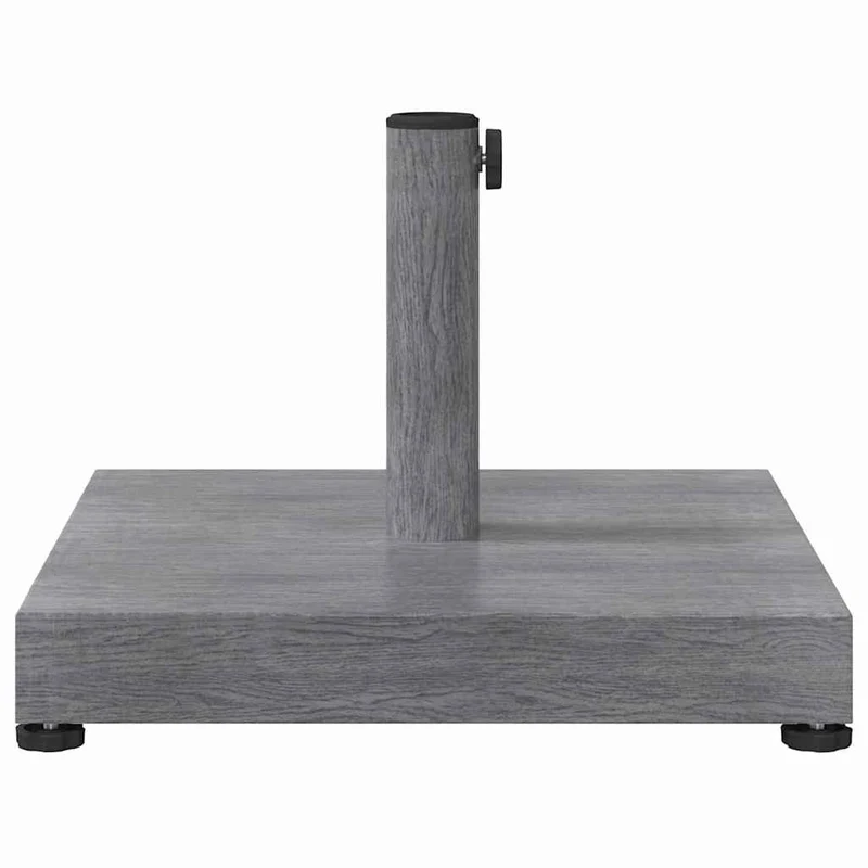 Base de parasol carrée moderne jardin terrasse 45 x 45 x 31,5 cm stabilité robuste en acier gris foncé 02_0058929