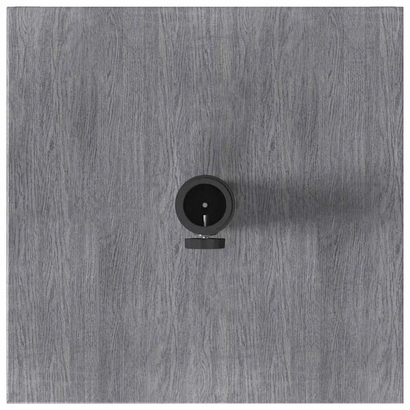 Base de parasol carrée moderne jardin terrasse 45 x 45 x 31,5 cm stabilité robuste en acier gris foncé 02_0058929