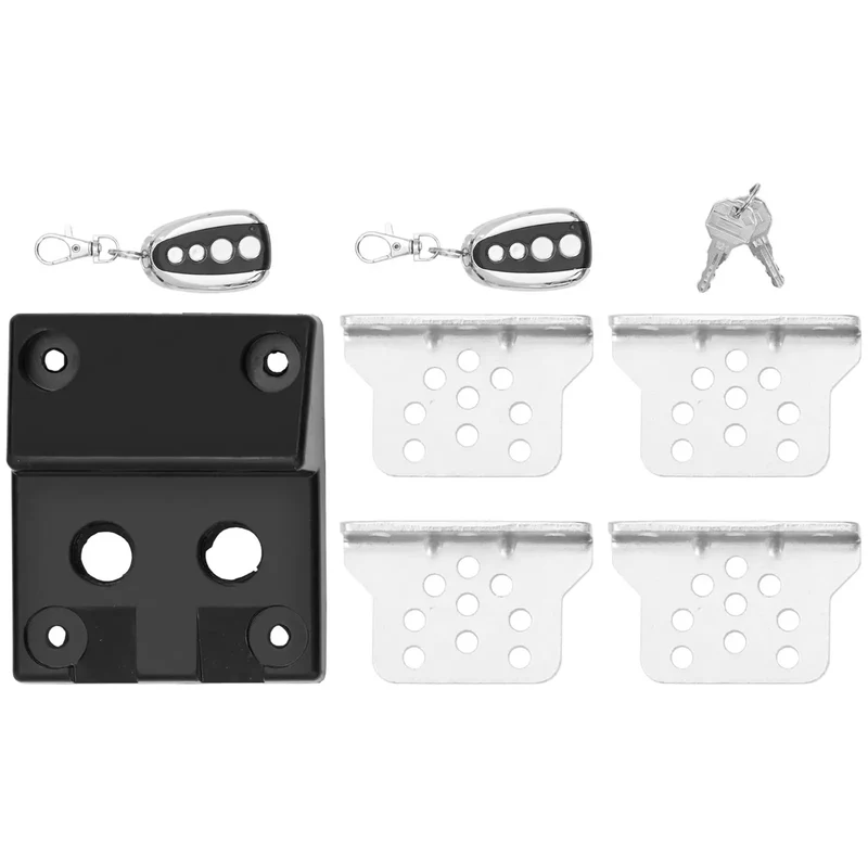 Moteur pour portail coulissant pour 2 portails jusqu'à 200 kg chacun / 2 m de long aluminium gris 14_0009405