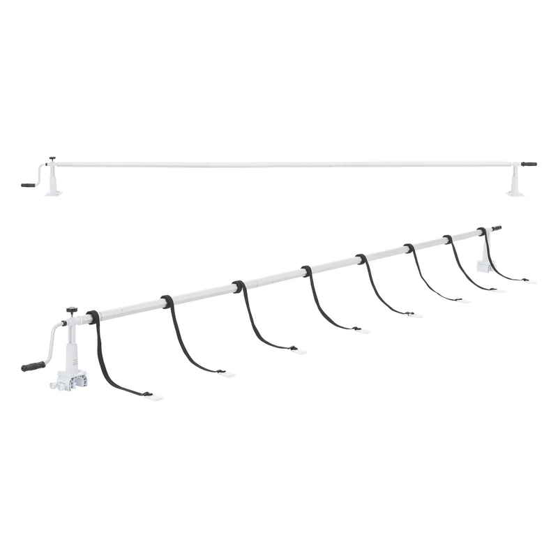 Enrouleur pour bâche de piscine à longueur réglable 147-555 cm 03_0006932