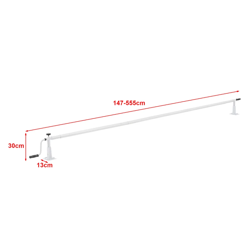 Enrouleur pour bâche de piscine à longueur réglable 147-555 cm 03_0006932