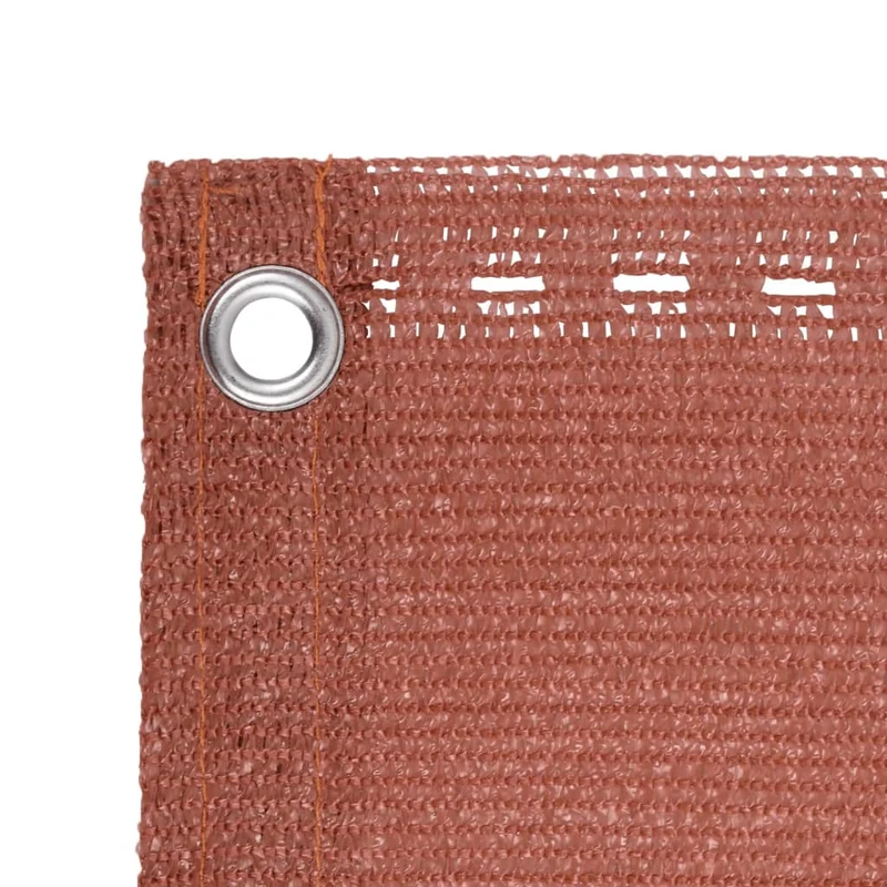 Écran de balcon brise pare vue protection confidentialité 75 x 600 cm PEHD terre cuite 02_0010413