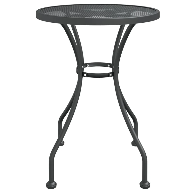 Mobilier à dîner salon de jardin 3 pièces maille métal anthracite 02_0014753