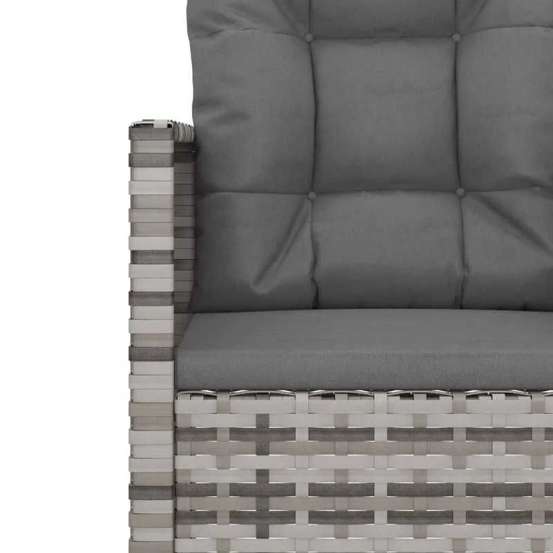 Salon de jardin meuble d'extérieur ensemble de mobilier avec coussins 4 pièces résine tressée gris 02_0018294