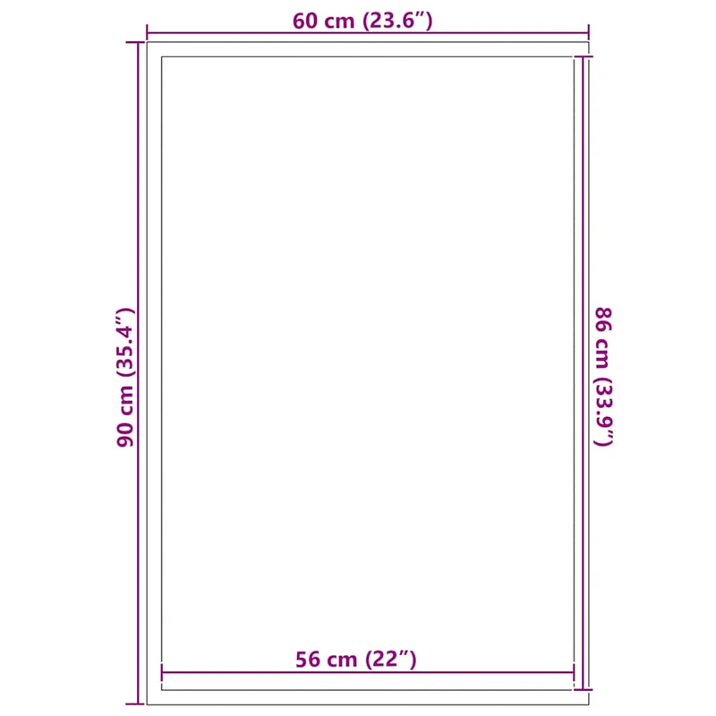 Paillasson d'entrée flexible antidérapant 60 x 90 cm absorption humidité style moderne en PP anthracite 02_0058094