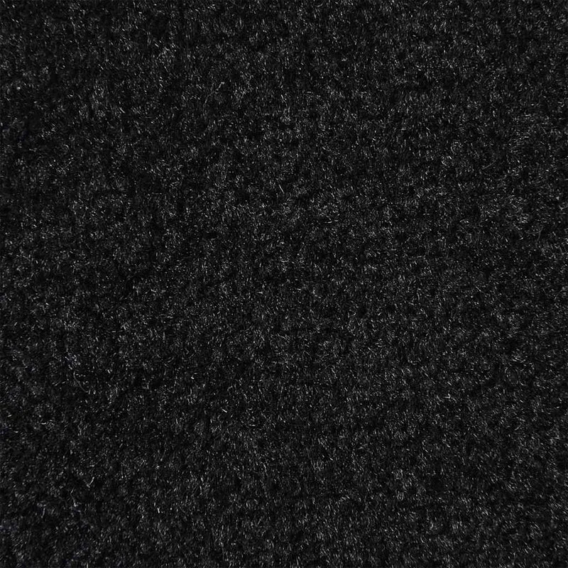 Paillasson antidérapant intérieur extérieur 115 x 200 cm en polypropylène noir 02_0058154