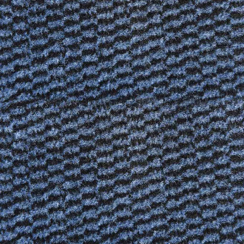Paillasson bleu rectangulaire antidérapant durable entrée 115 x 400 cm en PP bleu 02_0058124