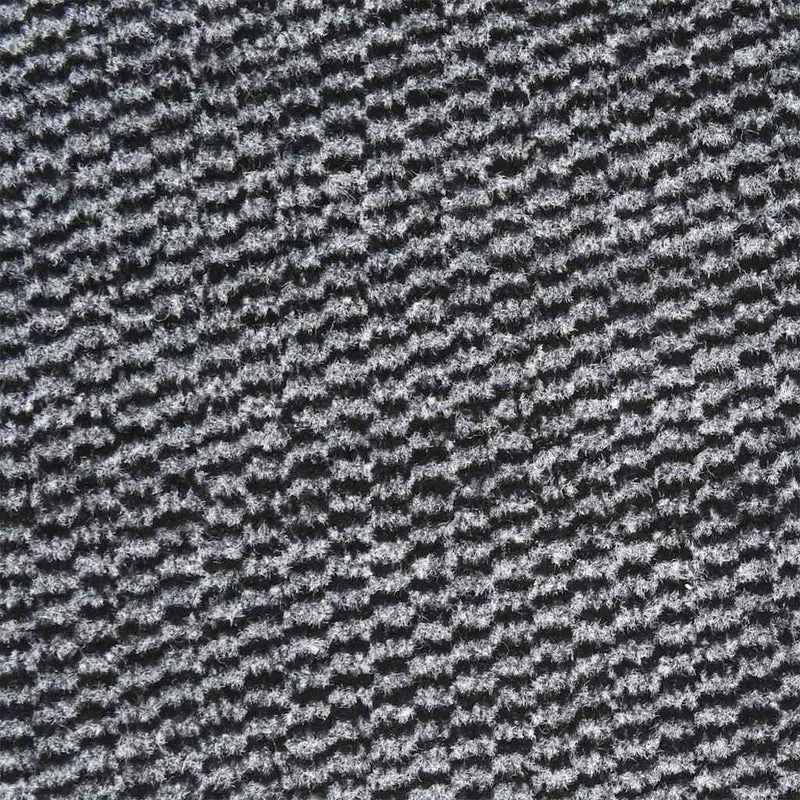 Paillasson antidérapant intérieur extérieur 40 x 60 cm résistant à l'usure entretien facile en PP anthracite 02_0058093
