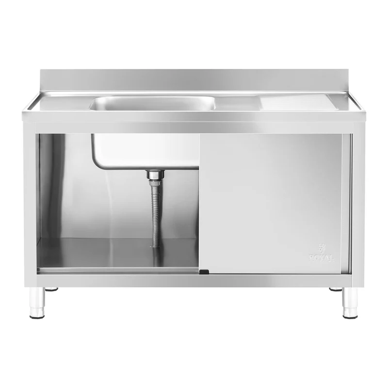 Plonge sur meuble 1 bac inox acier inoxydable 500 x 400 x 240 mm 14_0005018