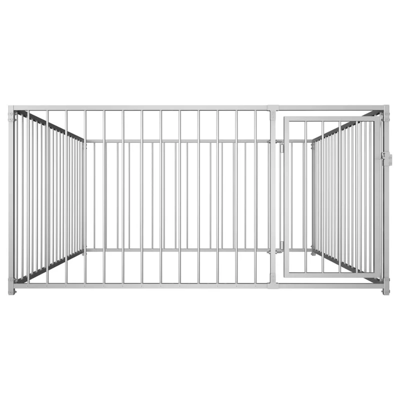 Chenil extérieur cage enclos parc animaux chien d'extérieur pour chiens 100 cm 02_0000344
