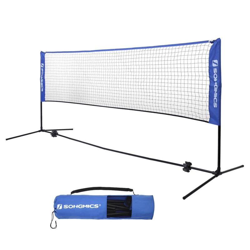 Filet de tennis badminton sur pieds hauteur réglable de 90 à 155 cm (modèle familial) 4m 12_0002004