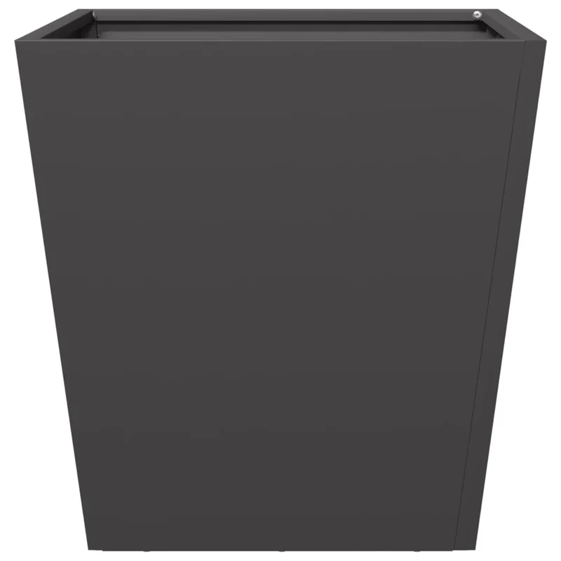 Jardinière bac lit surélevé plantes fleurs jardin terrasses lot de 2 40 x 40 x 40 cm acier noir 02_0038952
