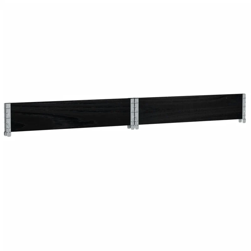 Jardinière bac lit surélevé plantes fleurs terrasse jardin 100 x 100 cm bois massif de pin noir 02_0037246