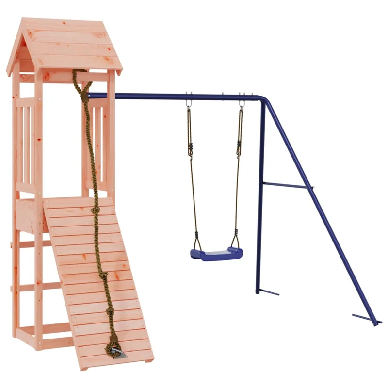 Aire de jeux d'extérieur 238 x 196 x 207 cm bois massif de douglas 02_0004886