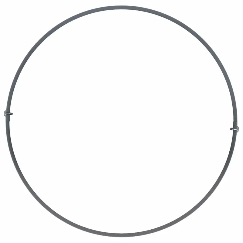Anneau de jardinière rond moderne extérieur facile à monter 30 x 30 x 20 cm en acier anthracite 02_0052236