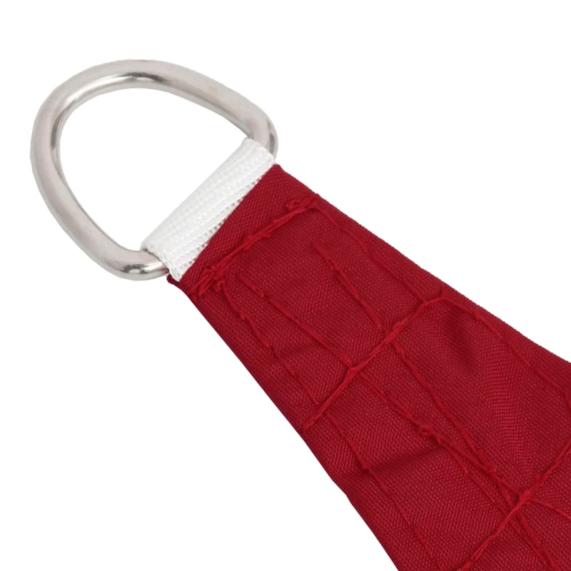 Voile toile d'ombrage parasol tissu oxford triangulaire 4,5 x 4,5 x 4,5 m rouge 02_0009860