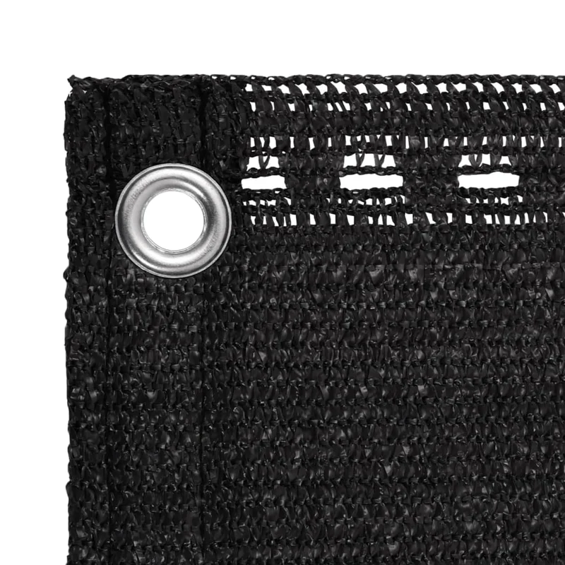 Écran de balcon brise pare vue protection confidentialité 75 x 300 cm PEHD noir 02_0010268
