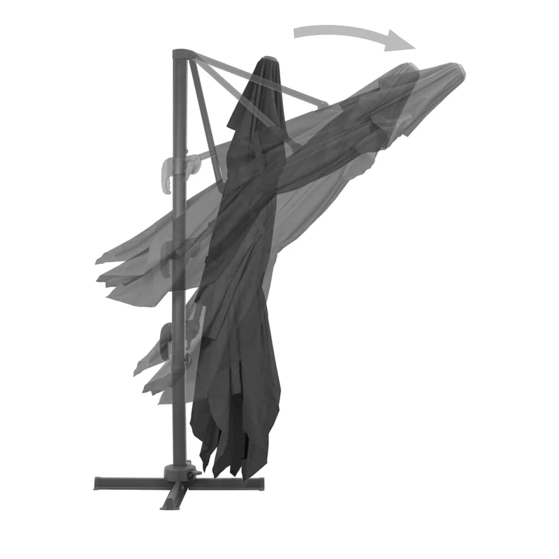 Parasol meuble de jardin en porte-à-fau x mât en aluminium 400 x 300 cm anthracite 02_0008644