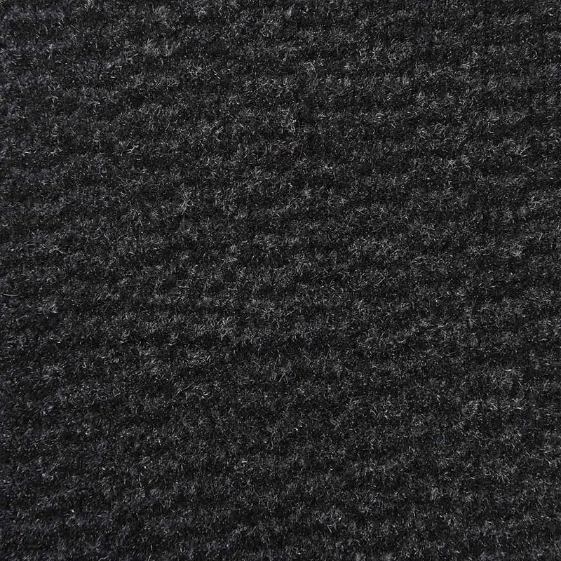 Paillasson noir antidérapant intérieur extérieur 115 x 200 cm en PP noir 02_0058111