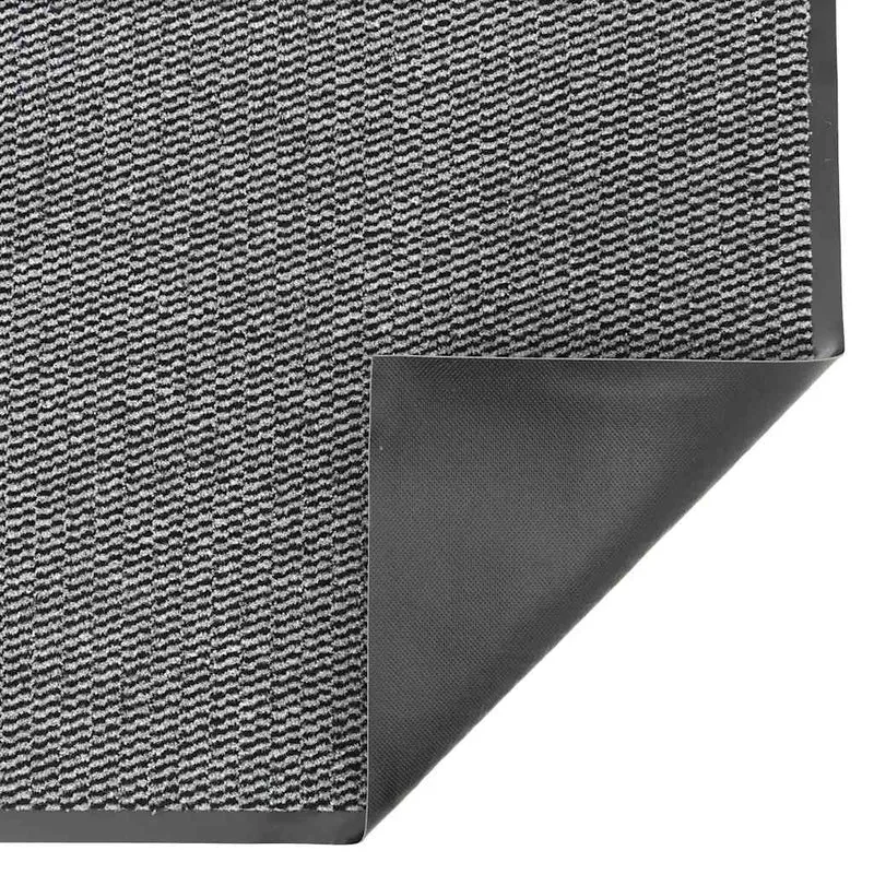 Paillasson antidérapant 60 x 180 cm absorbe l'eau et la saleté design moderne entrée en PP anthracite 02_0058096