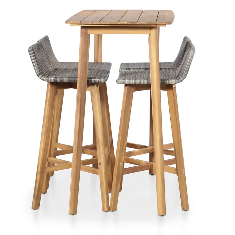 Mobilier à dîner d'extérieur 5 pièces bois d'acacia solide 02_0014652