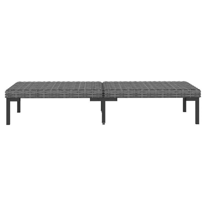 Salon de jardin meuble d'extérieur ensemble de mobilier 7 pièces avec coussins résine tressée gris foncé 02_0017287