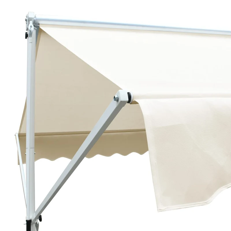 Auvent sur pied 600 x 300 cm crème 02_0007483