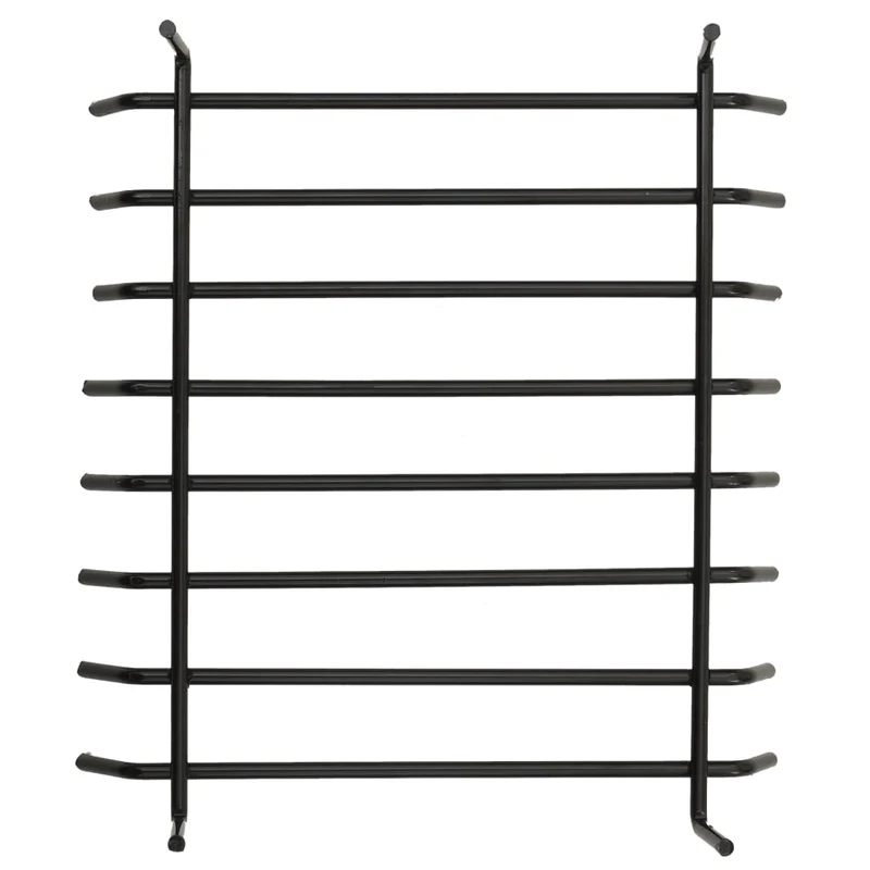 Poêle de jardin cheminée avec tisonnier 38 x 38 x 122 cm acier 02_0005955
