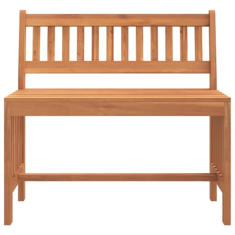 Banc de jardin meuble de patio d'extérieur terrasse 80 x 45 x 77 cm bois massif d'eucalyptus 02_0011325