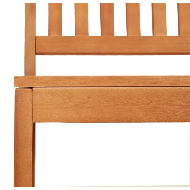 Banc de jardin meuble de patio d'extérieur terrasse 80 x 45 x 77 cm bois massif d'eucalyptus 02_0011325