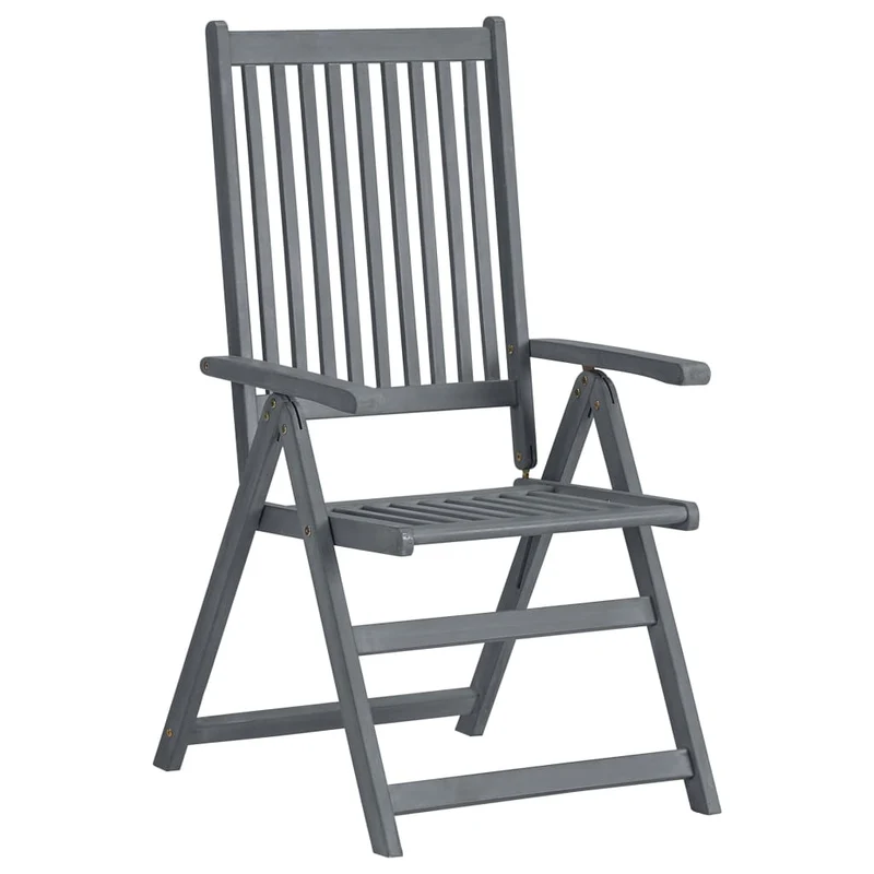 Mobilier à dîner d'extérieur 7 pièces en bois d'acacia solide gris 02_0014677