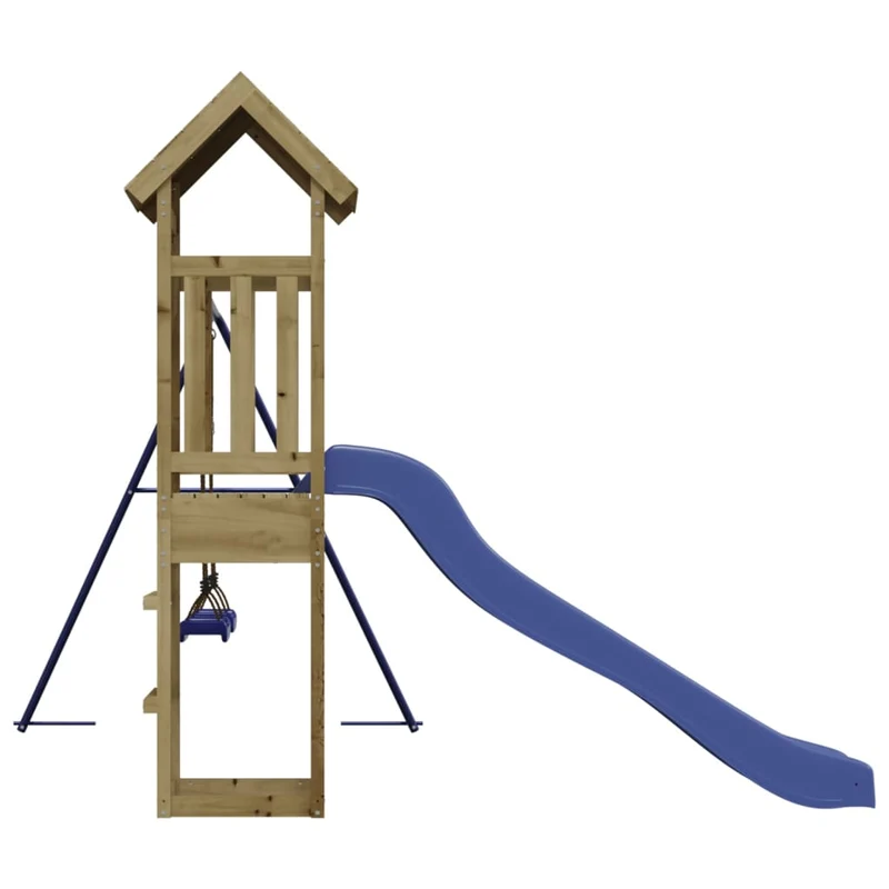 Aire de jeux d'extérieur 255 x 160 x 162 cm bois de pin imprégné 02_0004631