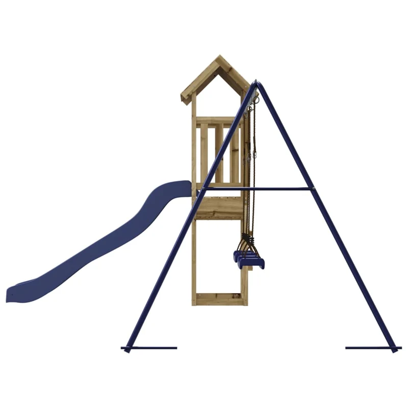 Aire de jeux d'extérieur 255 x 160 x 162 cm bois de pin imprégné 02_0004631