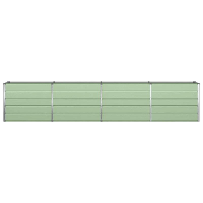 Jardinière design moderne extérieur 480 x 50 x 45 cm en acier galvanisé vert pastel 02_0059282
