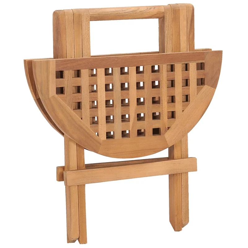 Mobilier à dîner d'extérieur pliable avec coussin 3 pièces teck 02_0014724