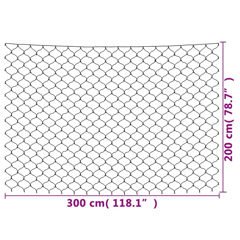 Filet lumineux coloré intérieur extérieur 3 x 2 m 204 LED avec 8 effets ambiance festive en PVC vert 02_0046760