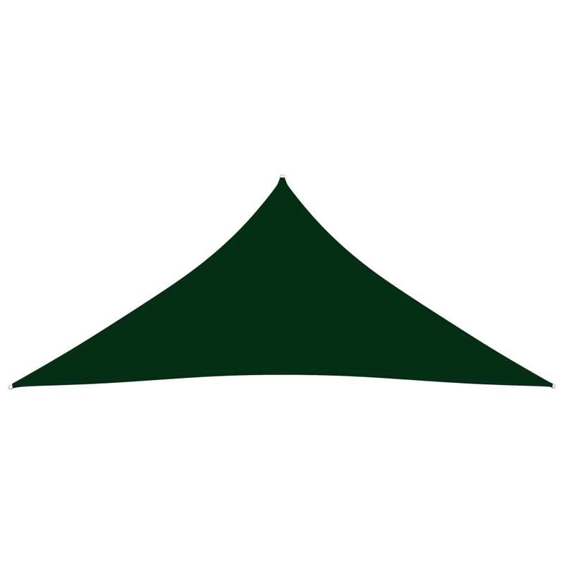 Voile toile d'ombrage parasol tissu oxford triangulaire 4,5 x 4,5 x 4,5m vert foncé 02_0009958