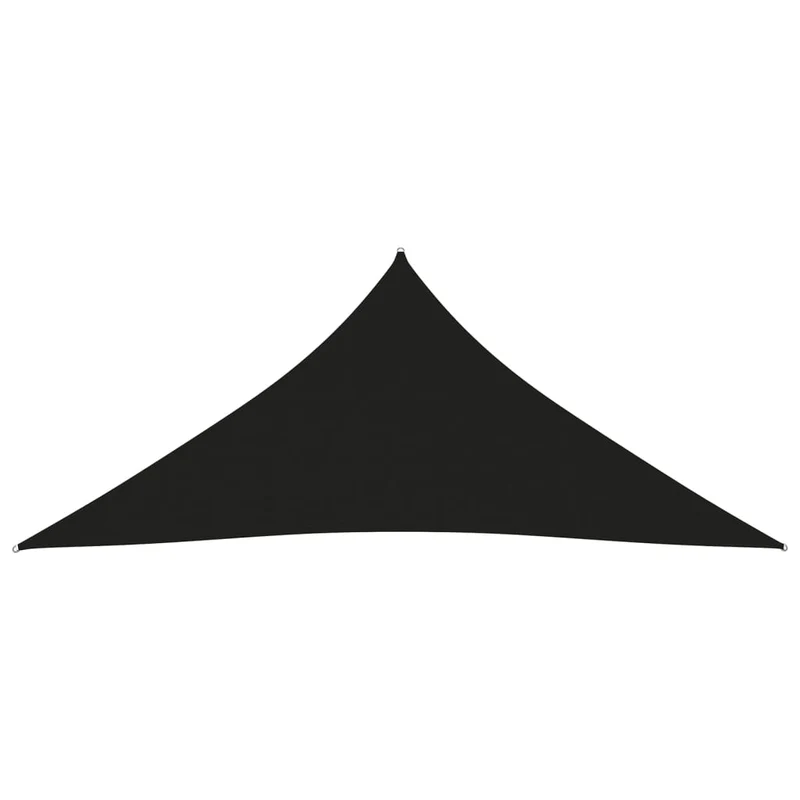 Voile toile d'ombrage parasol tissu oxford triangulaire 5 x 7 x 7 m noir 02_0009940